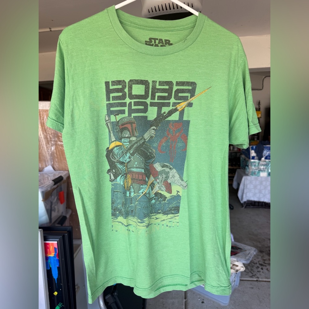 Star Wars Boba Fett Green Tee size S